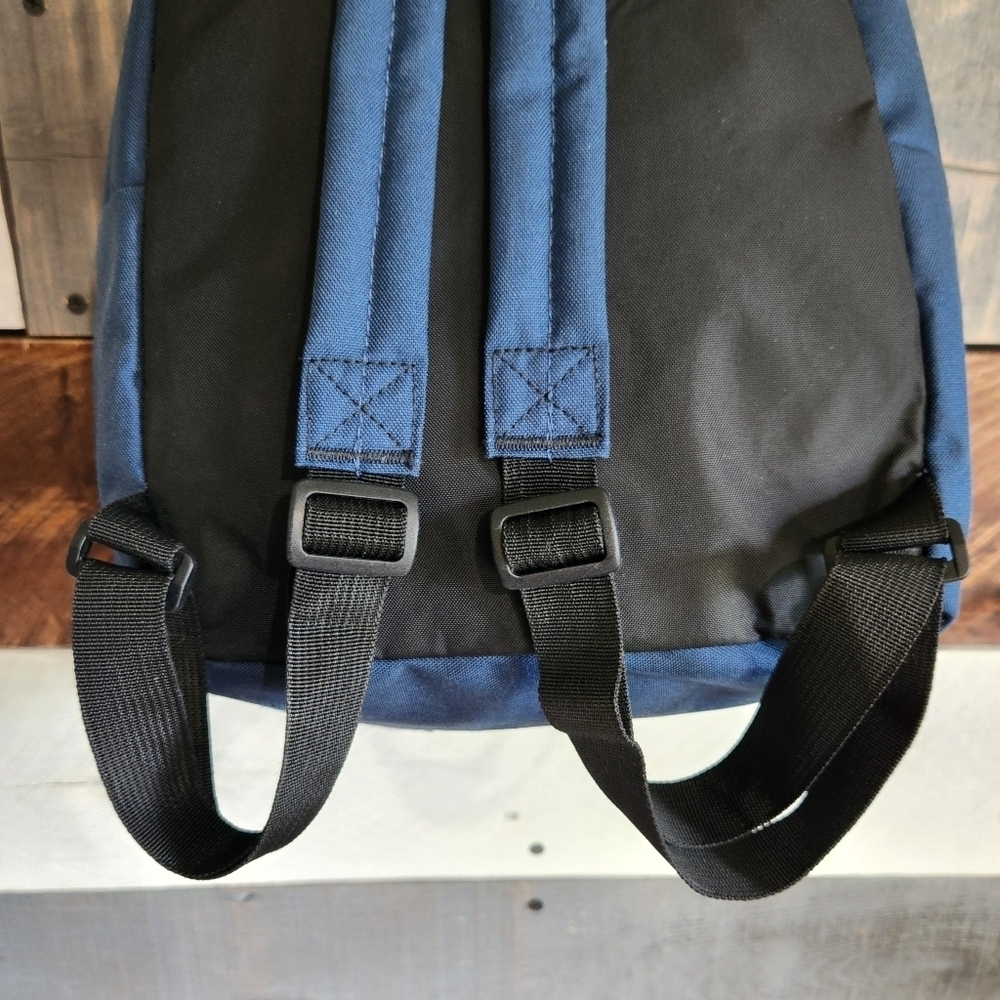 Jansport Navy Blue Small Mini Sporty Youth Kids Backpack - Picture 8 of 12